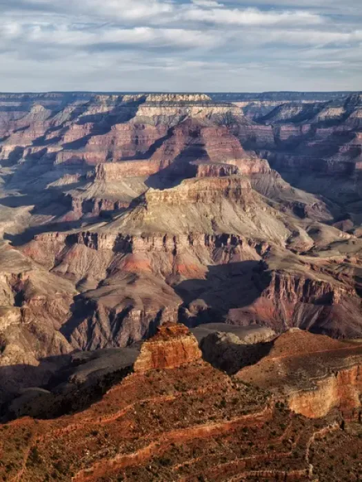 Framed Print : USA, Arizona, Grand Canyon National Park, South Rim, Morning at Yaki Point