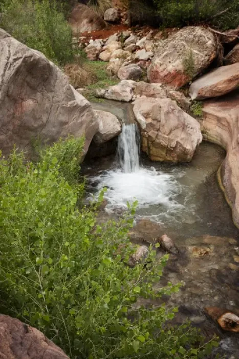 Framed Print : USA, Arizona, Grand Canyon National Park. Scenic of Deer Creek waterfall and pool Framed Print : USA, Arizona, Grand Canyon National Park. Scenic of Deer Creek waterfall and pool