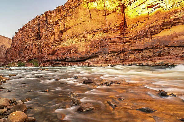 USA, Arizona, Grand Canyon National Park. House Rock Rapid in Marble Canyon