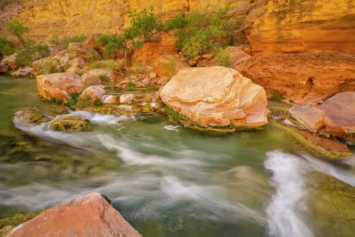 Framed Print : USA, Arizona, Grand Canyon National Park. Havasu Creek on Colorado River Framed Print : USA, Arizona, Grand Canyon National Park. Havasu Creek on Colorado River