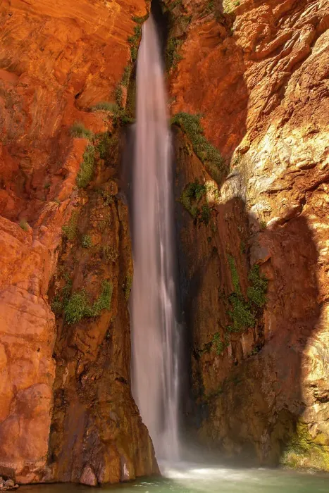 Framed Print : USA, Arizona, Grand Canyon National Park. Deer Creek Falls scenic Framed Print : USA, Arizona, Grand Canyon National Park. Deer Creek Falls scenic