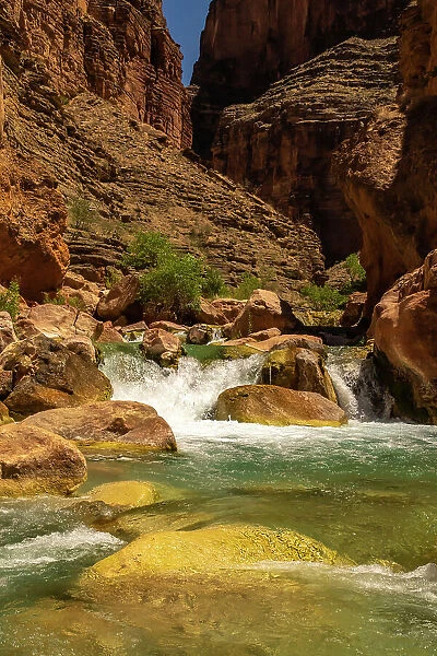 USA, Arizona, Grand Canyon National Park. Havasu Creek on Colorado River