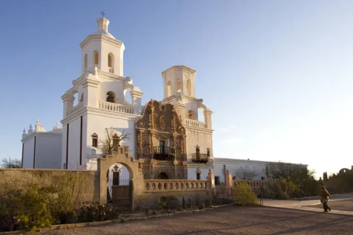 Framed Print : USA, Arizona. Mission San Xavier del Bac, a historic Spanish Catholic mission located Framed Print : USA, Arizona. Mission San Xavier del Bac, a historic Spanish Catholic mission located