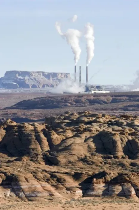 Framed Print : USA, Arizona, Page. The coal-fired Navajo Generating Station, a power plant producing electricity