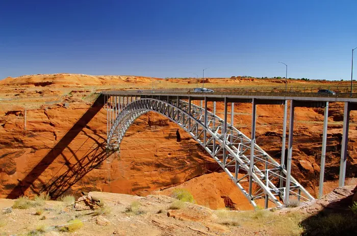 Framed Print : USA, Arizona, Page. Glen Canyon Dam Bridge Framed Print : USA, Arizona, Page. Glen Canyon Dam Bridge