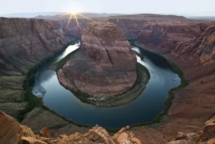 Framed Print : USA, Arizona, Page. Horseshoe Bend of the Colorado River Framed Print : USA, Arizona, Page. Horseshoe Bend of the Colorado River