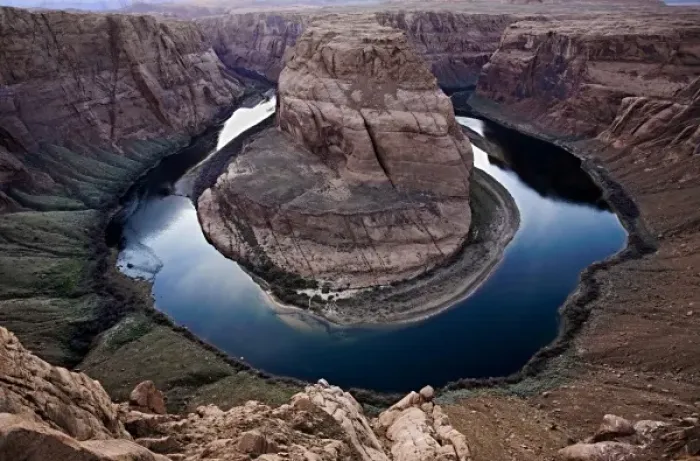 Framed Print : USA, Arizona, Page. Horseshoe Bend of the Colorado River near Page, Arizona Framed Print : USA, Arizona, Page. Horseshoe Bend of the Colorado River near Page, Arizona