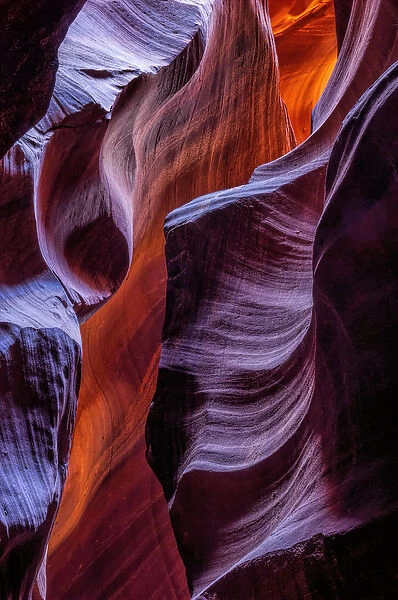 USA, Arizona, Paige. Rock patterns in Antelope Canyon