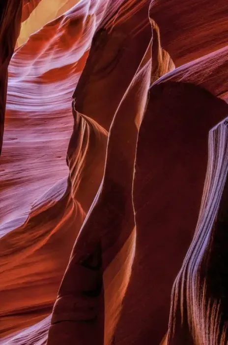 Framed Print : USA, Arizona, Paige. Rock patterns in Antelope Canyon