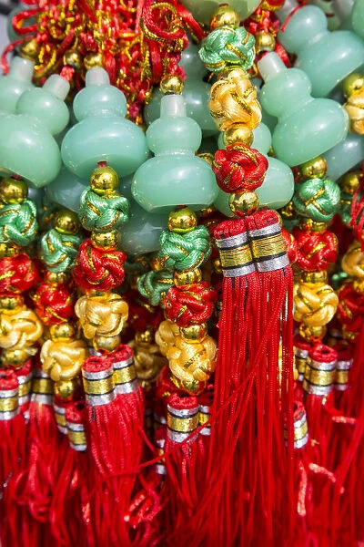 USA, Arizona, Phoenix. Traditional tassels at Chinese Festival