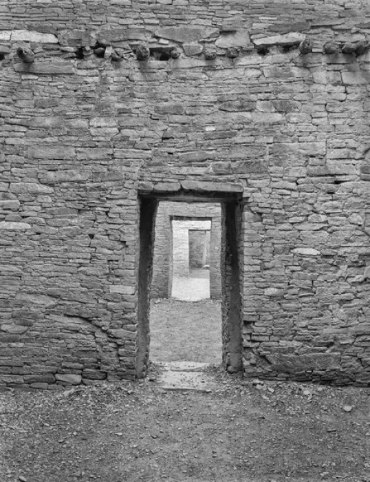 Framed Print : USA Arizona Pueblo Bonita Chaco Canyon Chaco Doors