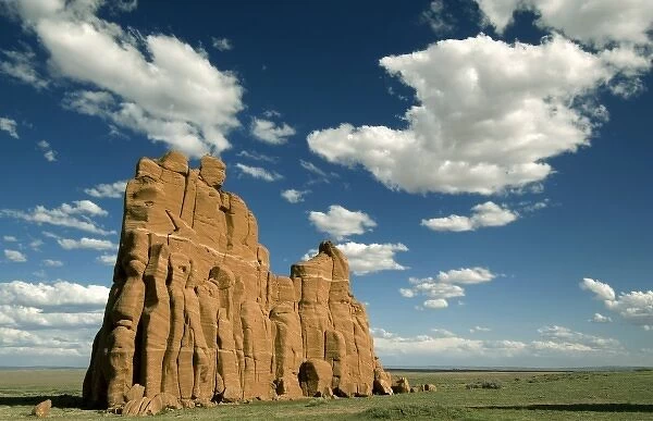 USA, Arizona, Sandstone Fin, Ventana Mesa, Navajo Reservation, Chinle area, Arizona
