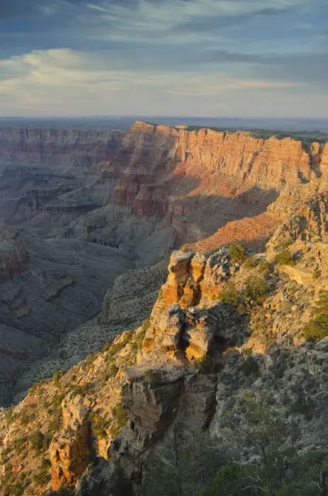 Framed Print : USA, Arizona. Sunset over the Grand Canyon from Navajo Point, Grand Canyon National Park