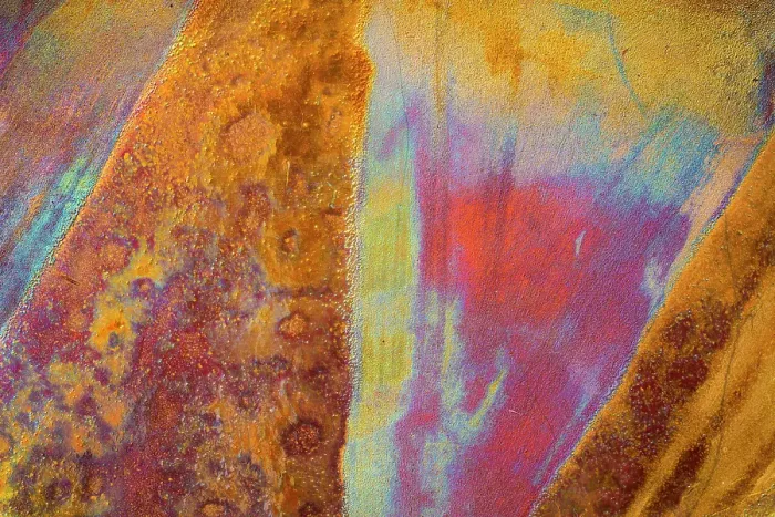 Framed Print : USA, Arizona, Tucson. Abstract rust and paint patterns on metal plate. ©Don Paulson / Jaynes Gallery / DanitaDelimont.com Framed Print : USA, Arizona, Tucson. Abstract rust and paint patterns on metal plate. ©Don Paulson / Jaynes Gallery / DanitaDelimont.com