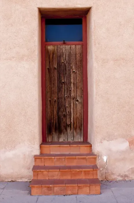 Framed Print : USA, Arizona, Tucson, Barrio Vijo Door Framed Print : USA, Arizona, Tucson, Barrio Vijo Door