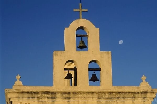 USA, Arizona, Tucson, chapel bells, Mission San Xavier del Bac, 1797