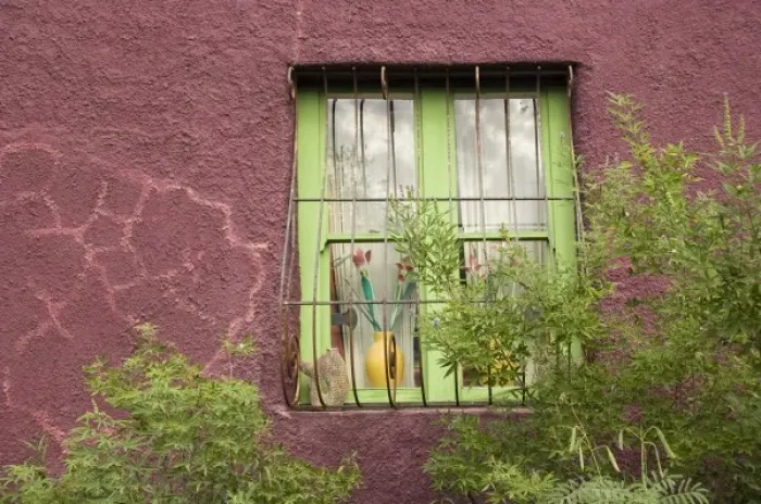 Framed Print : USA, Arizona, Tucson. Window in El Presidio Historic District Framed Print : USA, Arizona, Tucson. Window in El Presidio Historic District