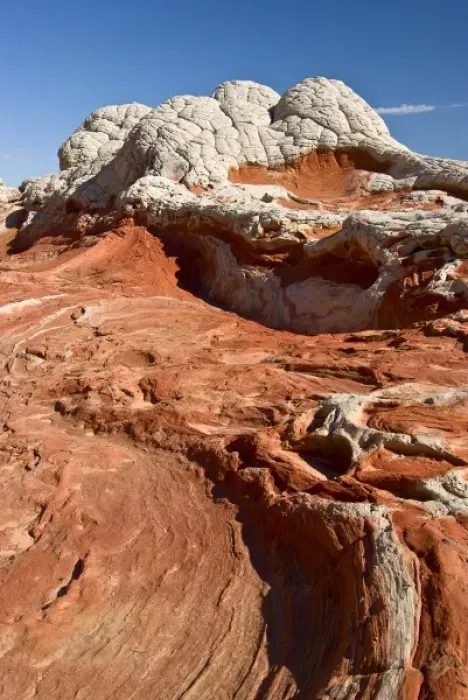 Framed Print : USA, Arizona, Vermilion Cliffs National Monument. Swirling red and white sandstone Framed Print : USA, Arizona, Vermilion Cliffs National Monument. Swirling red and white sandstone