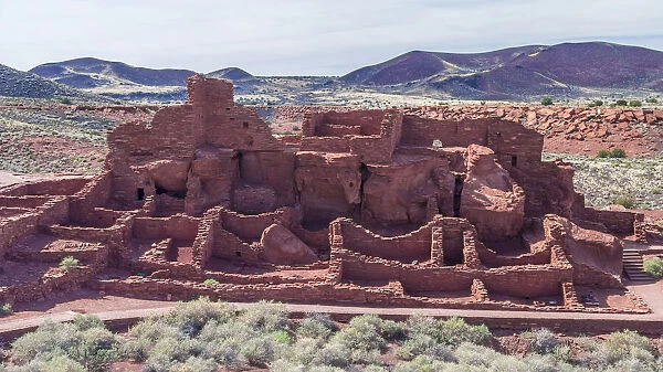 USA, Arizona. View of ancient dwelling at Wupatki National Monument