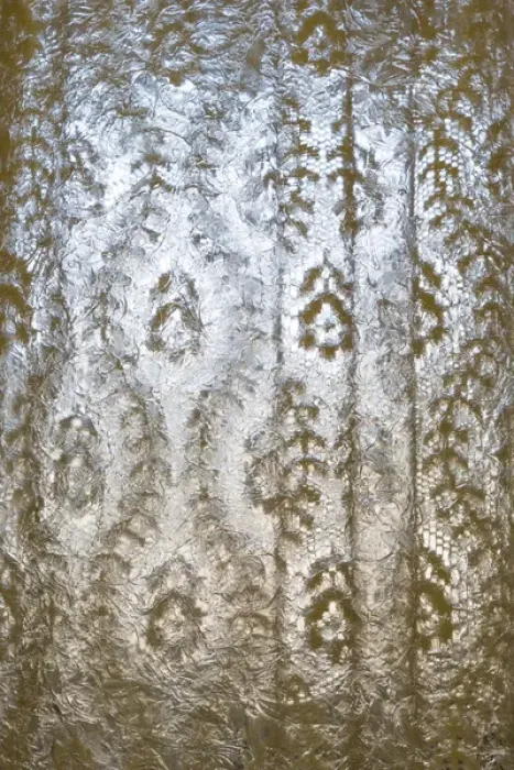 Framed Print : USA, Arkansas, Hot Springs. Lace curtain at Fordyce Bath House