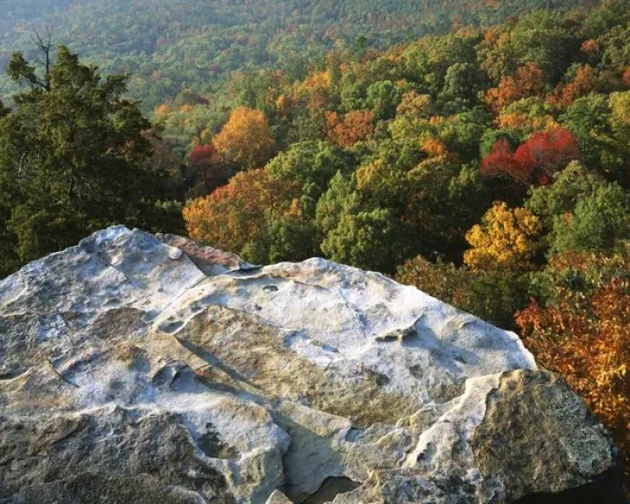 Framed Print : USA, Arkansas, Ozark-St. Francis National Forest, Autumn at White Rocks Framed Print : USA, Arkansas, Ozark-St. Francis National Forest, Autumn at White Rocks