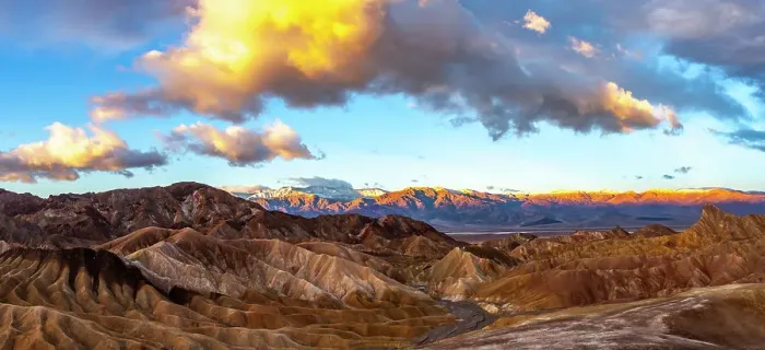 Framed Print : USA, California, Badlands National Park. Panoramic of Zabriskie Point desert formations Framed Print : USA, California, Badlands National Park. Panoramic of Zabriskie Point desert formations