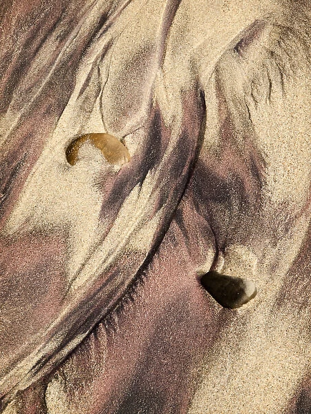 USA, California, Big Sur, Close-up of purple sand at Pfeiffer Beach