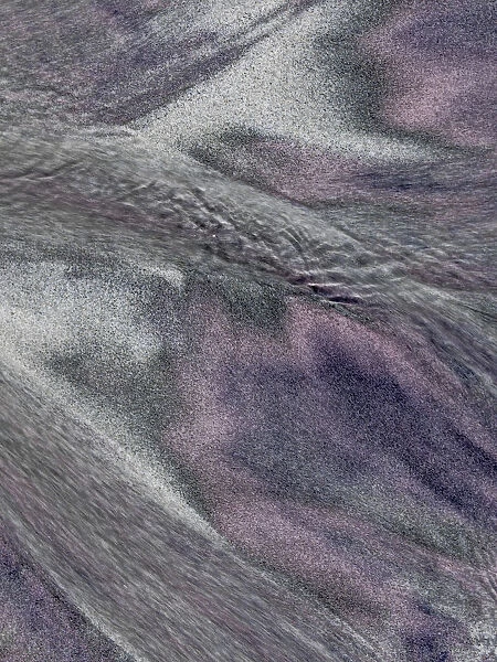 USA, California, Big Sur. Patterns in beach sand