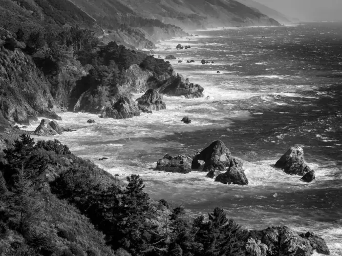 Framed Print : USA, California, Big Sur, Sunny day on the Central Coast Framed Print : USA, California, Big Sur, Sunny day on the Central Coast
