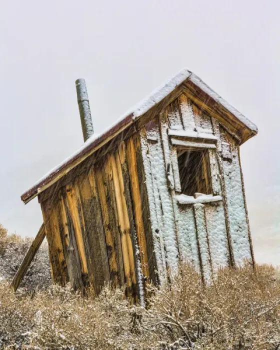 Framed Print : USA, California, Bodie. Solitary outhouse. Credit as: Don Paulson / Jaynes Gallery / DanitaDelimont Framed Print : USA, California, Bodie. Solitary outhouse. Credit as: Don Paulson / Jaynes Gallery / DanitaDelimont