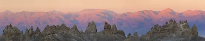 Framed Print : USA, California. Composite panoramic of Trona Pinnacles Framed Print : USA, California. Composite panoramic of Trona Pinnacles
