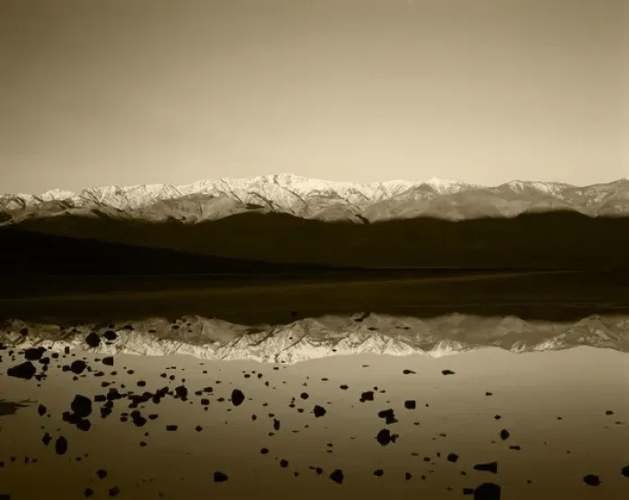 Framed Print : USA, California, Death Valley National Park, Mojave Desert, Badwater, Reflection Framed Print : USA, California, Death Valley National Park, Mojave Desert, Badwater, Reflection