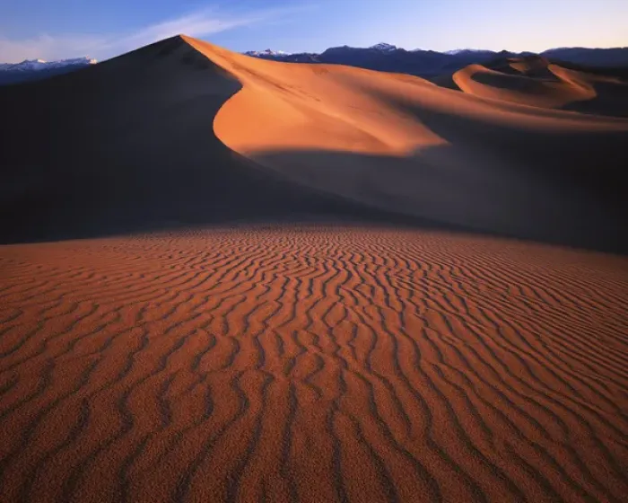 Framed Print : USA, California, Death Valley National Park, Stovepipe Wells Sand Dunes