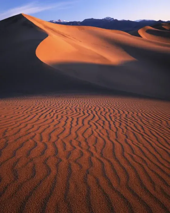 Framed Print : USA, California, Death Valley National Park, Stovepipe Wells Sand Dunes