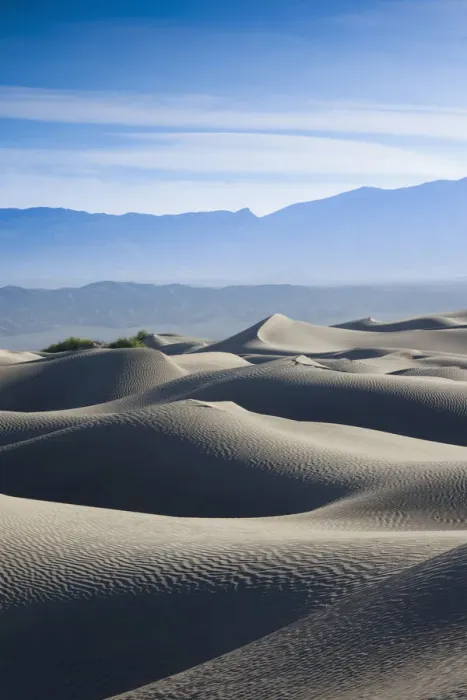 Framed Print : USA, California, Death Valley National Park, Mesquite Flat Sand Dunes, dawn