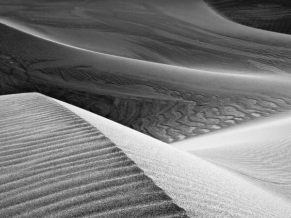 USA, California, Death Valley National Park, Close-up view of Mesquite Flat Dunes
