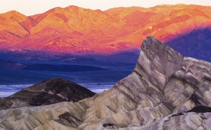 Framed Print : USA, California, Death Valley National Park, Zabriskie Point