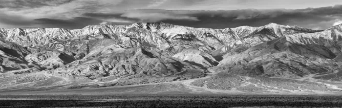 Framed Print : USA, California, Death Valley National Park. Panoramic view of alluvial fan coming out of Panamint Mountain Range Framed Print : USA, California, Death Valley National Park. Panoramic view of alluvial fan coming out of Panamint Mountain Range