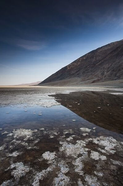 USA, California, Death Valley National Park, Badwater, elevation 282 feet below sea level