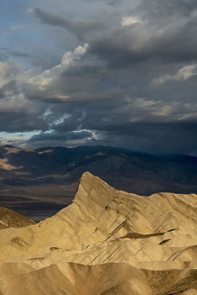 USA, California. Early morning light from Zabriskie Point, Death Valley National Park