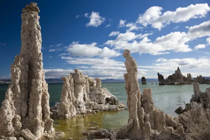Framed Print : USA, California, Eastern Sierra Nevada Area, Lee Vining, Mono Lake, tufa stone formation