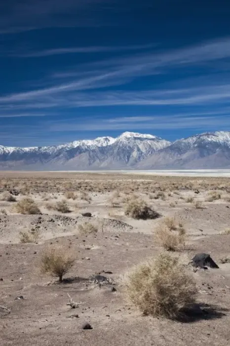 Framed Print : USA, California, Eastern Sierra Nevada Area, Owens Valley, Keeler, mountain landscape