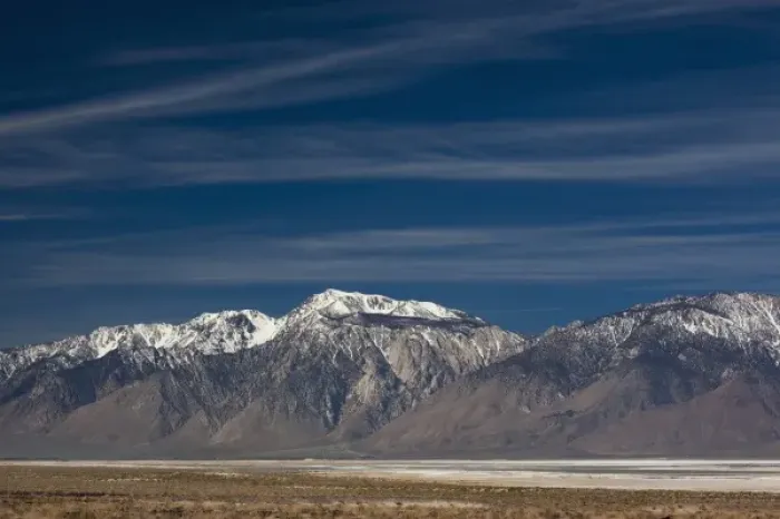 Framed Print : USA, California, Eastern Sierra Nevada Area, Owens Valley, Keeler, mountain landscape