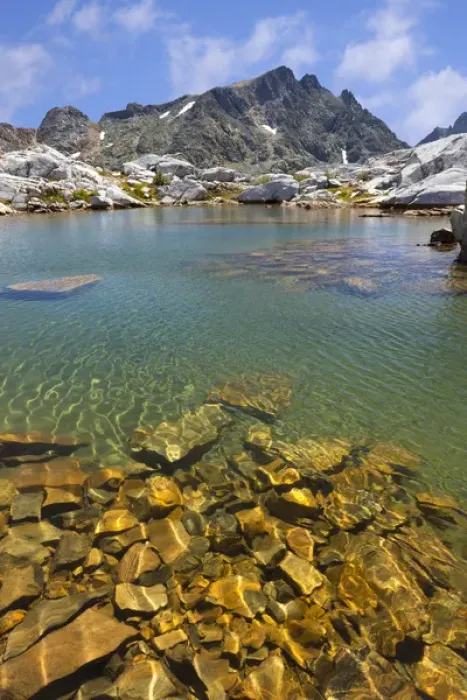 Framed Print : USA, California, Inyo National Forest. Small tarn near Nydiver Lakes Framed Print : USA, California, Inyo National Forest. Small tarn near Nydiver Lakes