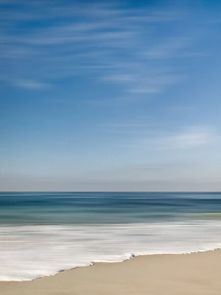 USA, California, La Jolla. Ocean abstract blur at Marine Street Beach