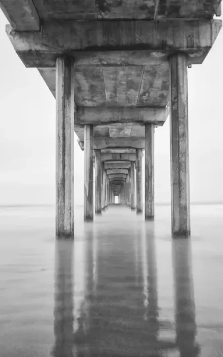 Framed Print : USA California La Jolla Scripps Pier Sunrise Framed Print : USA California La Jolla Scripps Pier Sunrise