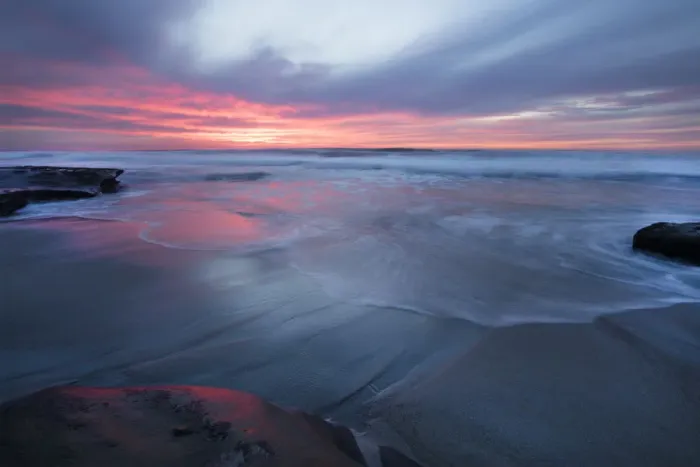 Framed Print : USA, California, La Jolla. Sunset over beach Framed Print : USA, California, La Jolla. Sunset over beach