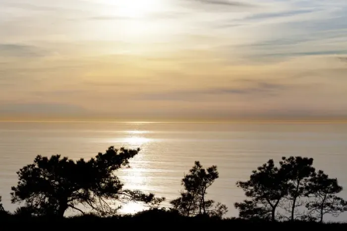 Framed Print : USA, California, La Jolla. Sunset on ocean
