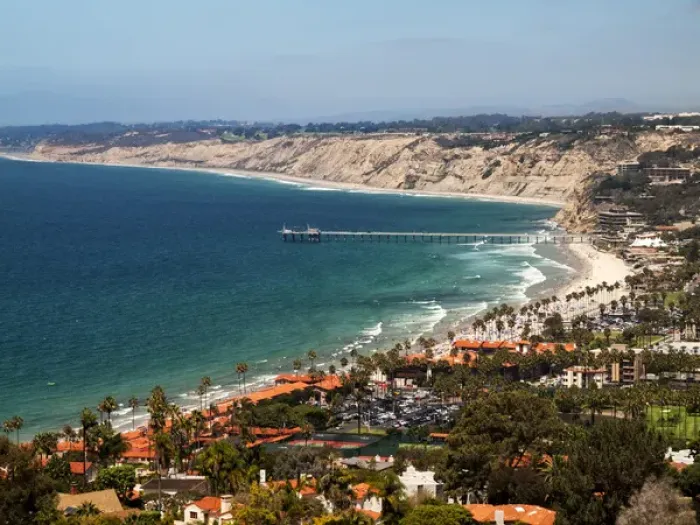 Framed Print : USA, California, La Jolla, View of La Jolla Shores and Scripps Pier Framed Print : USA, California, La Jolla, View of La Jolla Shores and Scripps Pier