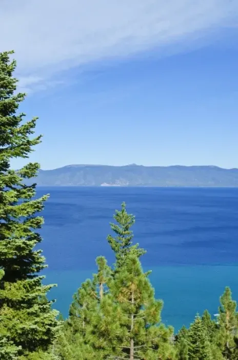 Framed Print : USA, California, Lake Tahoe scenic